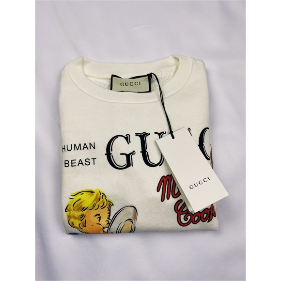 Gucci mad cookies sweatshirt off white - Picture 12 of 15